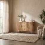 PRITI Wooden Sideboard (Solid Wood ) - Image 4