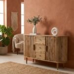 PRITI Wooden Sideboard (Solid Wood )