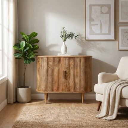 Wooden Handicraft Sideboard (Solid Wood) – PRITI