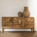 PRITI Handicraft Wooden Design Sideboard - Image 4