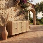 PRITI Rattan Sideboard (Solid Wood with cane ) - Image 2