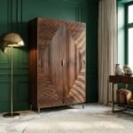 PRITI Wooden Wardrobe (Solid Wood) - Image 4
