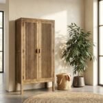Reeded Wooden Cabinet (Solid Wood) - PRITI - Image 8