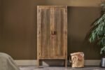 Reeded Wooden Cabinet (Solid Wood) - PRITI