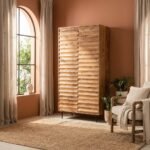 PRITI Wooden Wardrobe (Solid Wood)