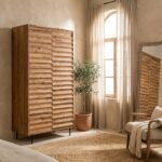 PRITI Wooden Wardrobe (Solid Wood)