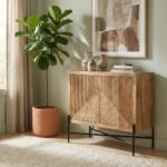 PRITI Accent Cabinet (Solid Wood with iron Legs) - Image 3
