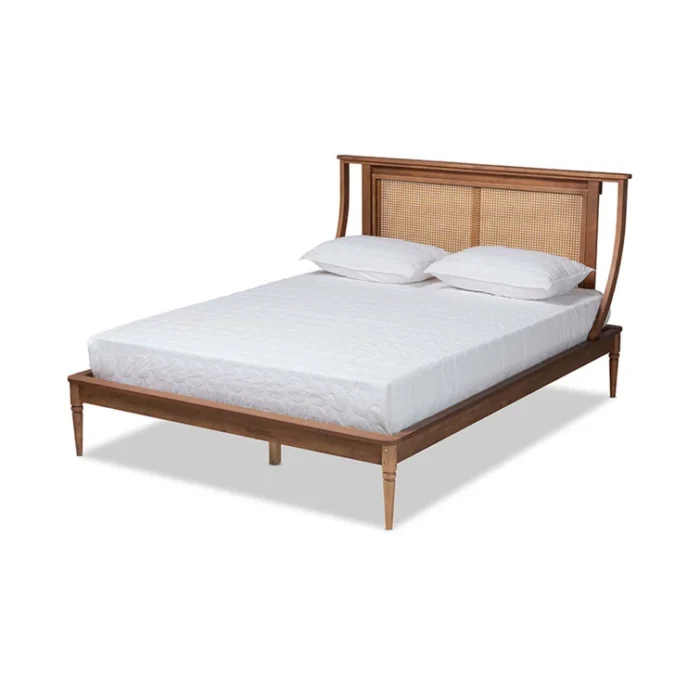 PRITI Solid Wood Slat Bed