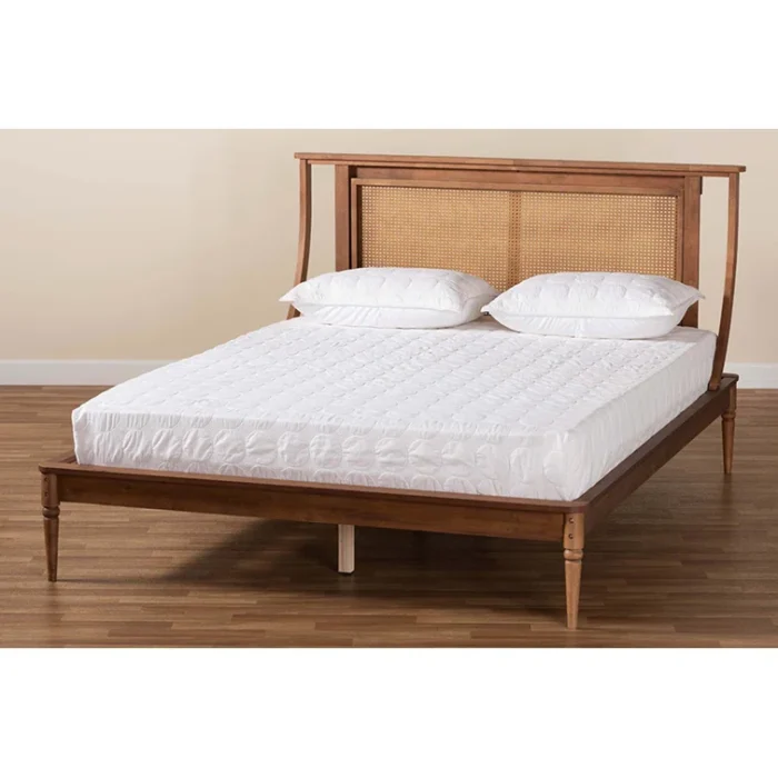 PRITI Solid Wood Slat Bed