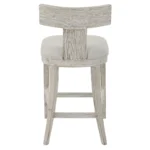 PRITI Upholstered 26'' Counter Stool with Solid Wood Frame