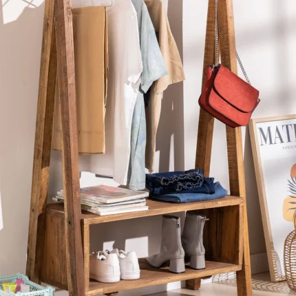 PRITI Recycled Wooden Coat Rack
