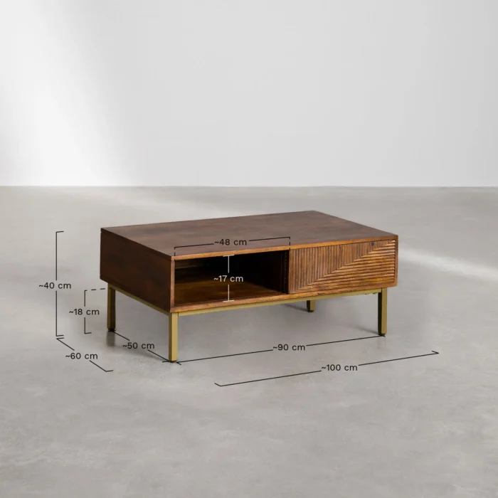 PRITI Wooden Coffee Table