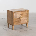 PRITI Wooden Nightstand