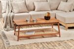 PRITI Cane Coffee Table