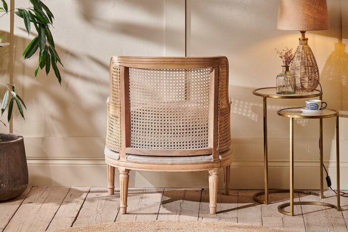 PRITI Cane Armchair - Natural