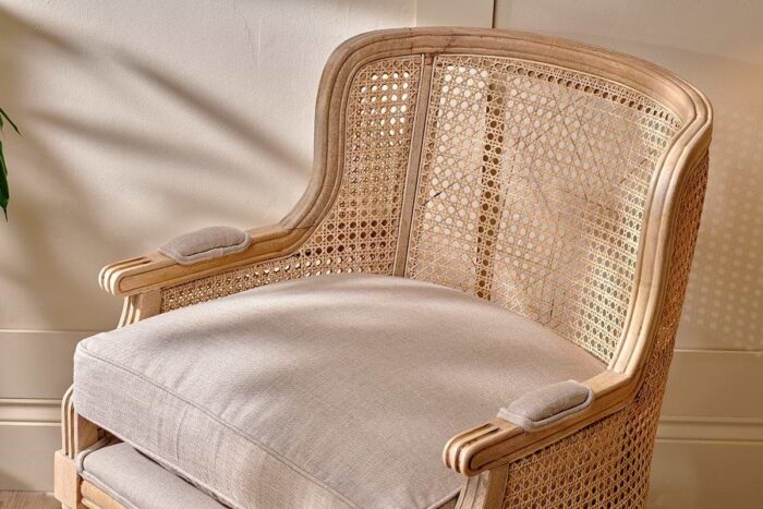 PRITI Cane Armchair - Natural