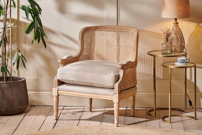 PRITI Cane Armchair - Natural