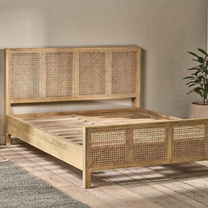 PRITI Wooden Bed - King
