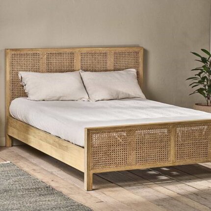 PRITI Wooden Bed - King