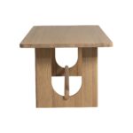 PRITI Neutral Wood 200cm Dining Table, Seats 4-6