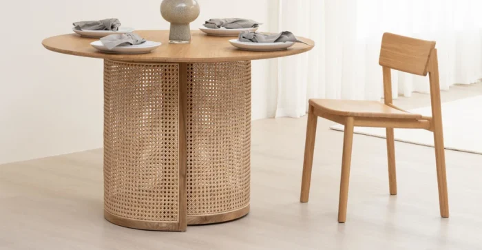 PRITI Round Coffee Table - Natural