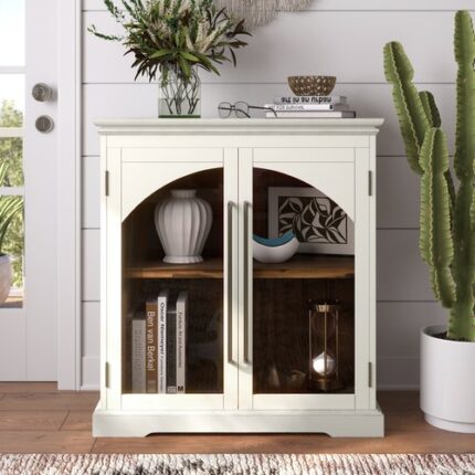 PRITI Arch 2 Door Accent Cabinet