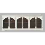 PRITI Arch 6 Door Accent Cabinet