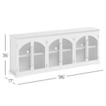 PRITI Arch 6 Door Accent Cabinet