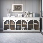 PRITI Arch 6 Door Accent Cabinet