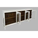 PRITI Arch 6 Door Accent Cabinet