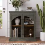 PRITI Arch 2 Door Accent Cabinet