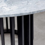 PRITI Coal Dining Table | Round