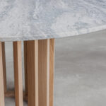 PRITI Natural Dining Table | Round