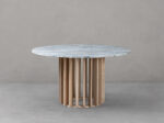 PRITI Natural Dining Table | Round