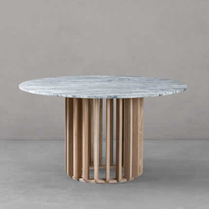 PRITI Natural Dining Table | Round