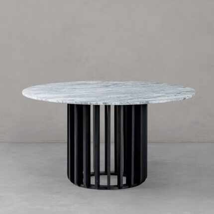 PRITI Coal Dining Table | Round