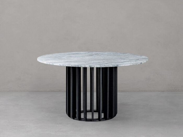 PRITI Coal Dining Table | Round