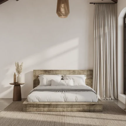 PRITI Solid Wood Bed