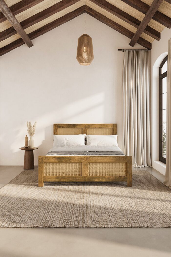 PRITI Solid Wood Bed