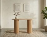 Console in Natural Solid Wood – PRITI