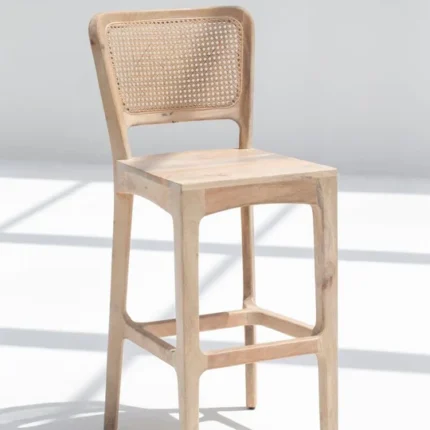 PRITI Wooden Bar Stool