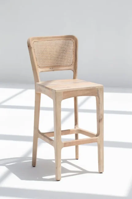 PRITI Wooden Bar Stool