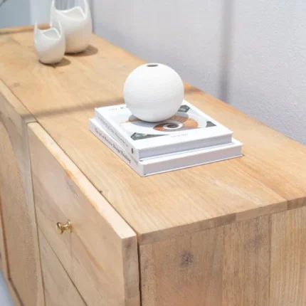 PRITI Rattan Wood Sideboard