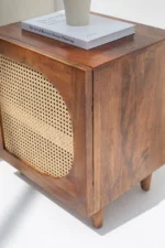 PRITI Wooden Bedside Table