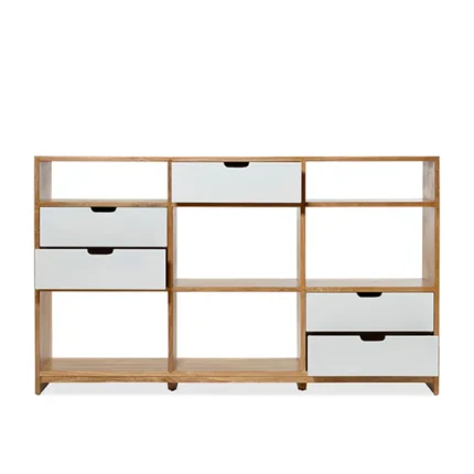 PRITI Half Triple Bookcase