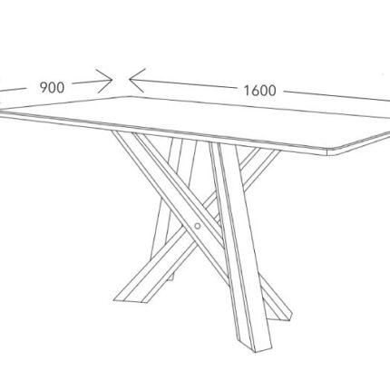 PRITI Hardwood Dining Table