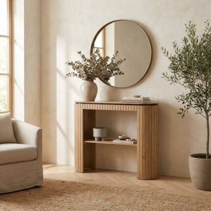 PRITI Console with Drawer (Solid Wood )