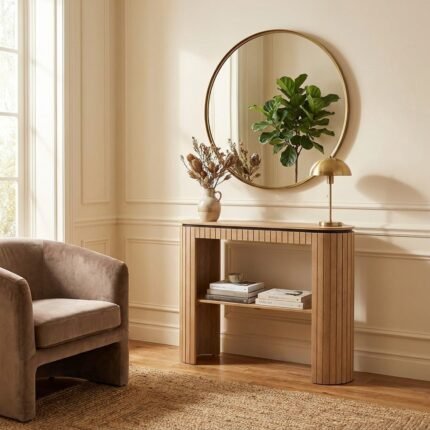PRITI Console with Drawer (Solid Wood )