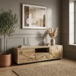 PRITI Tropical Home Decor Wood TV Stand (Solid Wood ) - Image 4