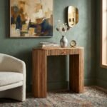 PRITI Straight Console Table (SOlid Mango Wood ) - Image 2